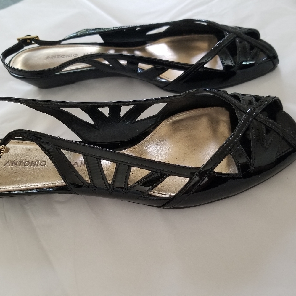 Antonio melani open toed shoe
